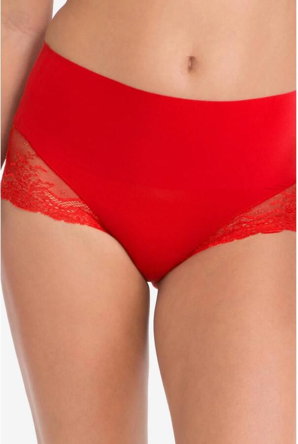 SPANX supersmooth™ Undie-tectable licht corrigerende Lace Hi-Hipster gebroken felrood - Foto 3