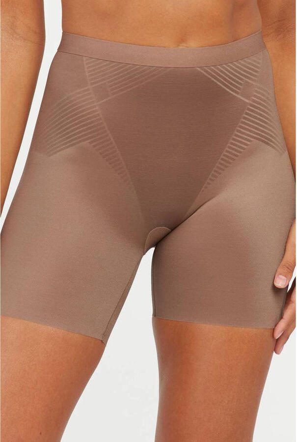 SPANX shape™ Invisible medium corigerende Girlshort donkerbeige