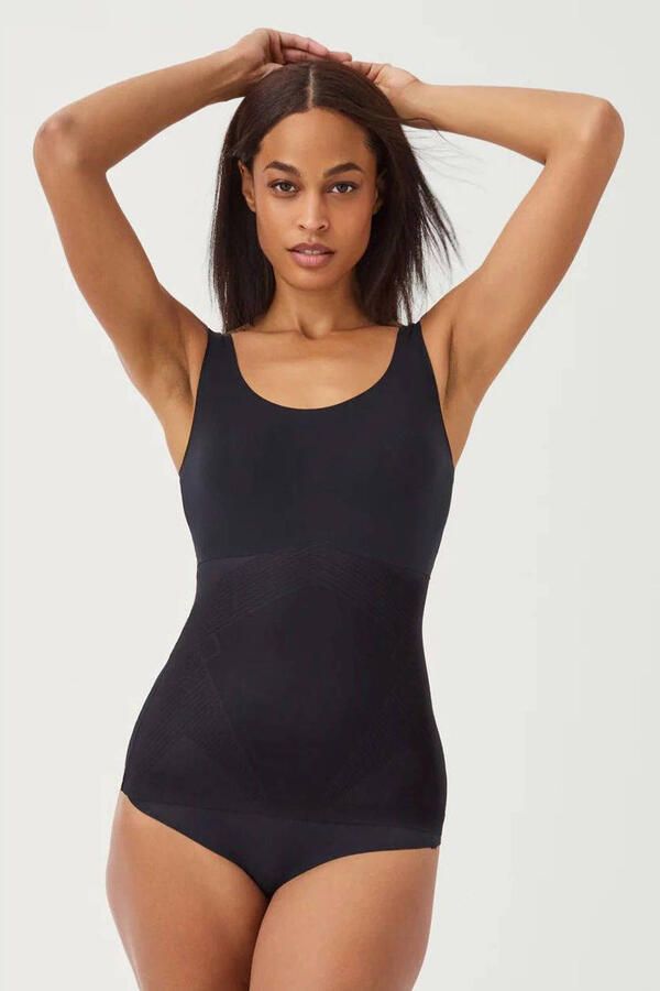 SPANX shape™ Invisible medium corrigerend hemd zwart