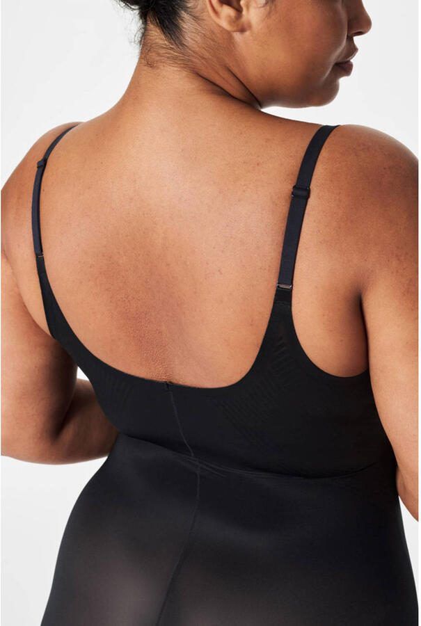 SPANX shape™ Invisible medium corrigerende Closed-Bust Mid-Thigh bodysuit zwart - Foto 2