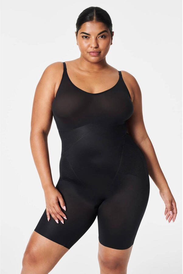 SPANX shape™ Invisible medium corrigerende Closed-Bust Mid-Thigh bodysuit zwart - Foto 3