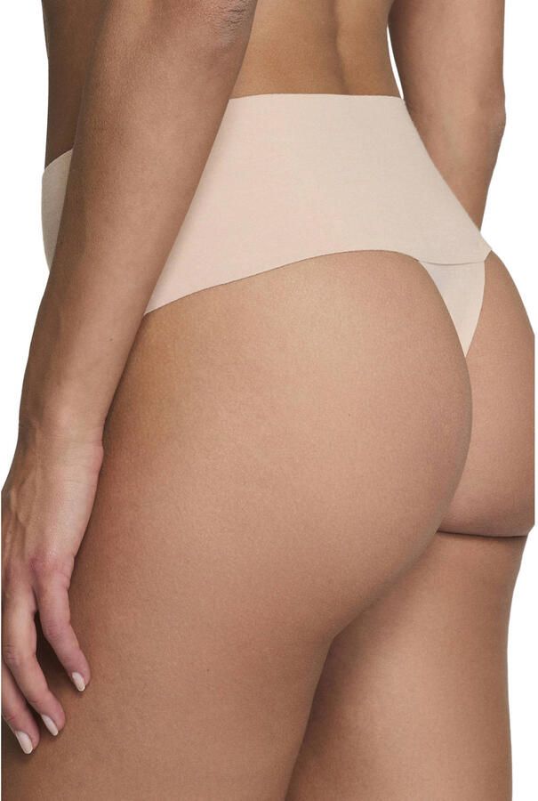 SPANX Undie-tectable corrigerende string Supima Cotton lichtbeige - Foto 2