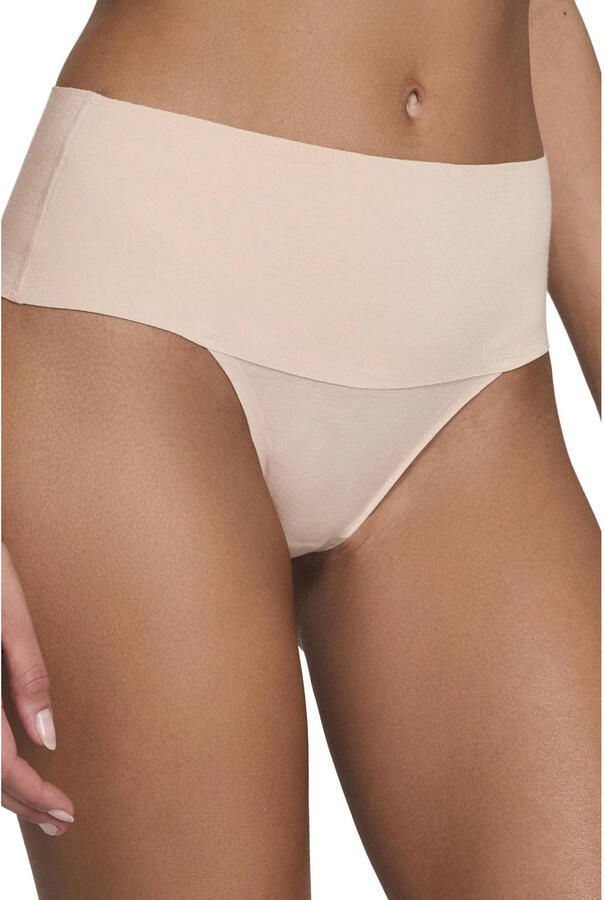 SPANX Undie-tectable corrigerende string Supima Cotton lichtbeige - Foto 3
