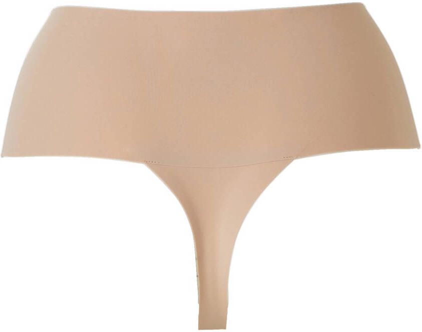 SPANX supersmooth™ Undie-tectable seamless licht corrigerende string lichtbeige