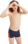 Speedo Endurance10 zwemboxer Dive donkerblauw blauw rood Jongens Gerecycled polyamide (duurzaam) 128 - Thumbnail 1