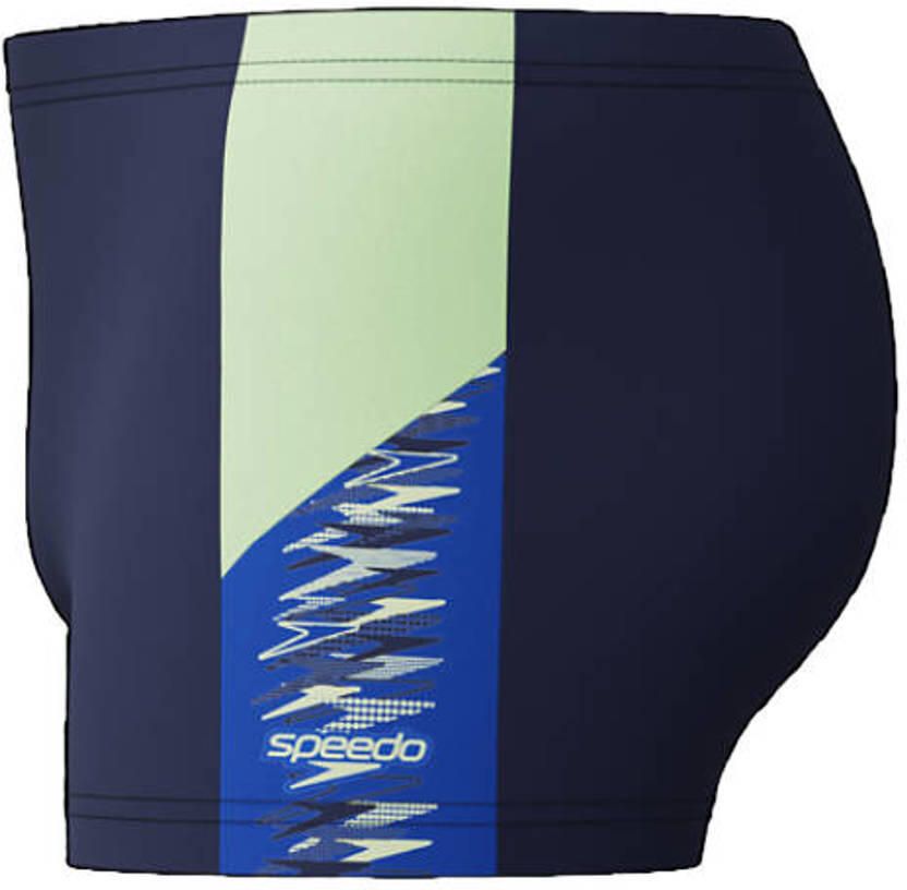 Speedo Dive Aquashort EnduraFlex zwemboxer donkerblauw limegroen blauw - Foto 2