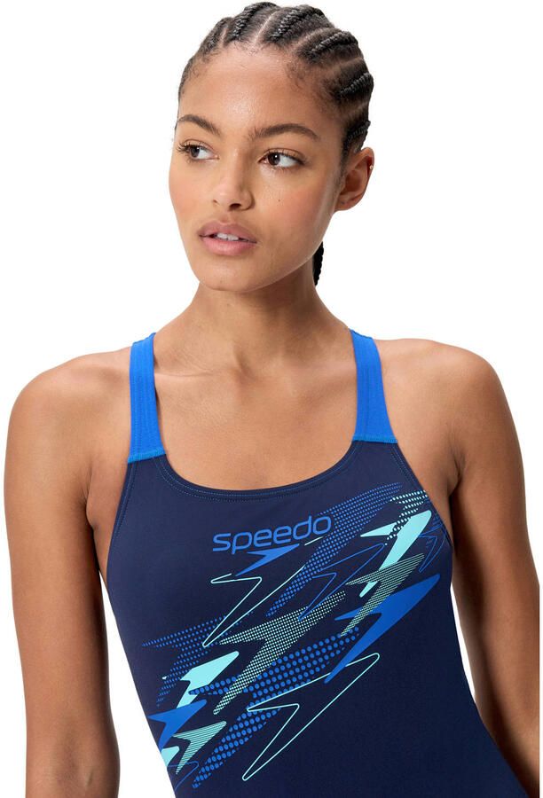 Speedo EnduraFlex Medley Logo Medalist sportbadpak donkerblauw blauw