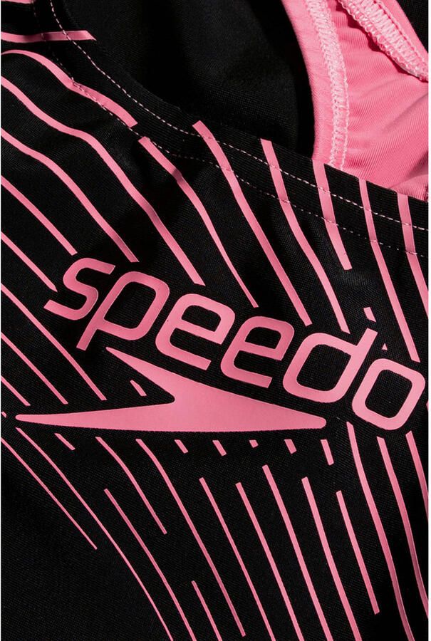 Speedo ECO EnduraFlex sportbadpak Medley medalist zwart roze Meisjes Gerecycled polyamide 176