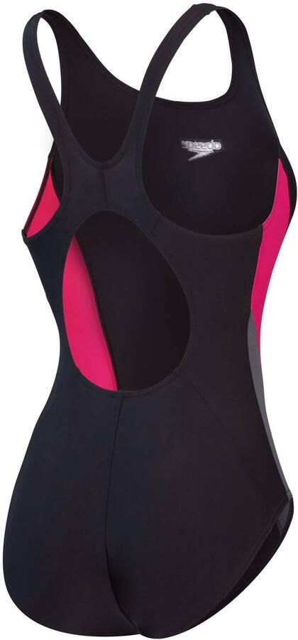 Speedo EnduraFlex sportbadpak Muscleback zwart fuchsia grijs - Foto 2