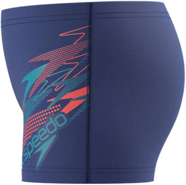 Speedo EnduraFlex zwemboxer donkerblauw oranje - Foto 2