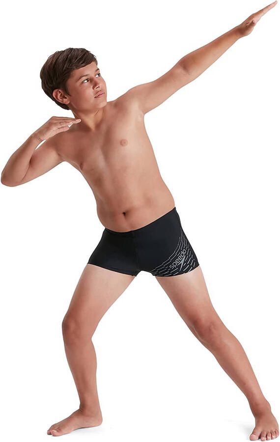Speedo ECO EnduraFlex zwemboxer Medley zwart grijs Jongens Polyamide Meerkleurig 176 - Foto 2