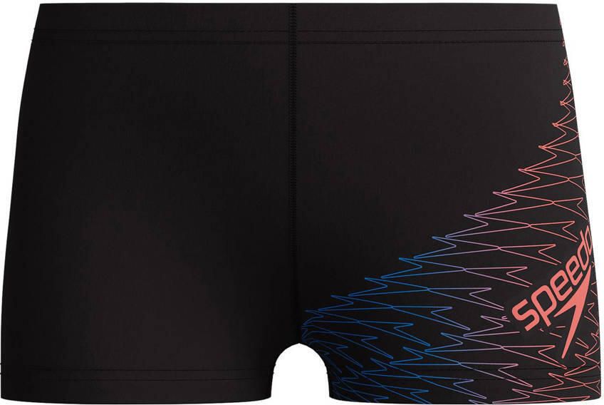 Speedo EnduraFlex zwemboxer Medley zwart rood - Foto 2