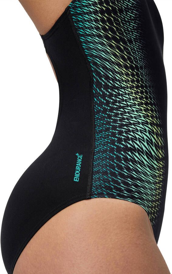 Speedo Endurance+ MAX sportbadpak Medalist zwart groen - Foto 1