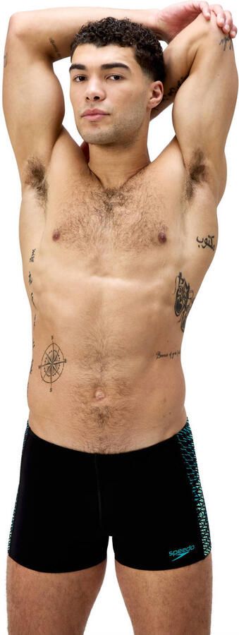 Speedo Endurance+ MAX zwemboxer Tech Panel zwart groen - Foto 2