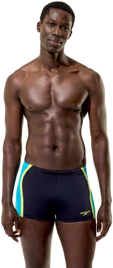 Speedo Endurance+ Splice zwemboxer zwart turquoise