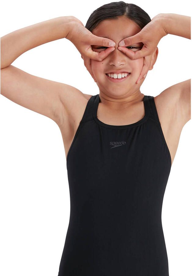 Speedo ECO Endurance+ sportbadpak Medalist zwart Meisjes Gerecycled polyester 158 164 - Foto 3