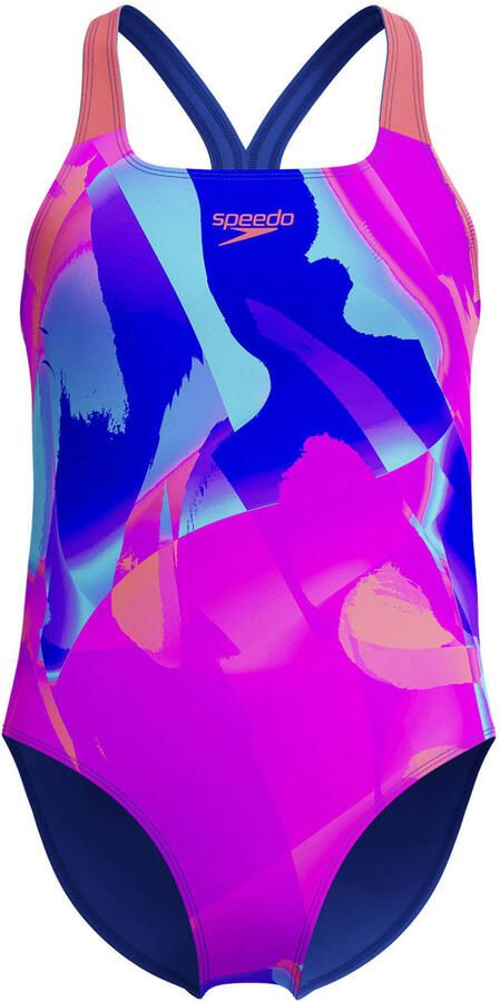 Speedo ECO+ Digital Allover Powerback Badpak Meisjes - Foto 2