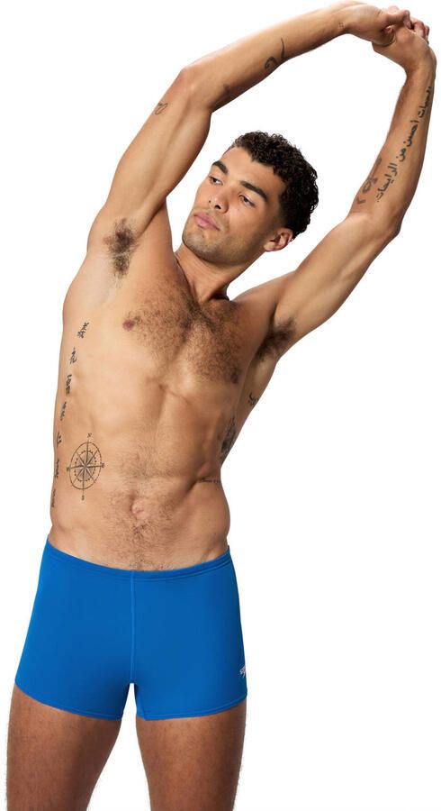 Speedo Endurance+ zwemboxer Logo blauw