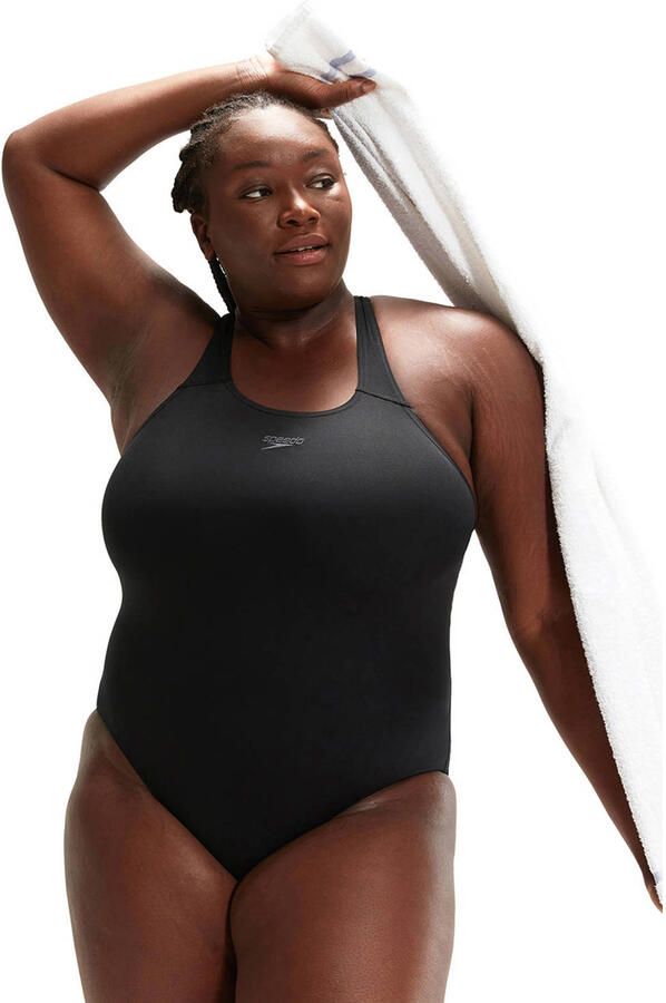 Speedo Endurance10 sportbadpak Medalist zwart - Foto 2