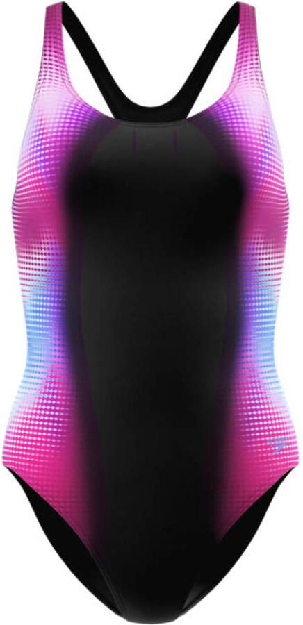 Speedo Hyperboom Splice Endurance Pro sportbadpak zwart fuchsia