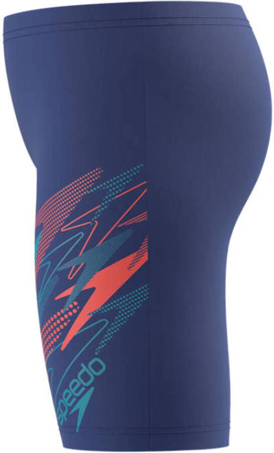 Speedo logo EnduraFlex zwemboxer donkerblauw oranje - Foto 2