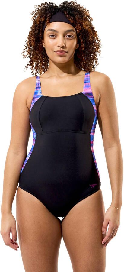 Speedo Lunalustre Printed Shaping Badpak Dames