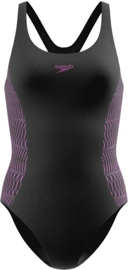 Speedo Medalist EnduraFlex badpak zwart paars