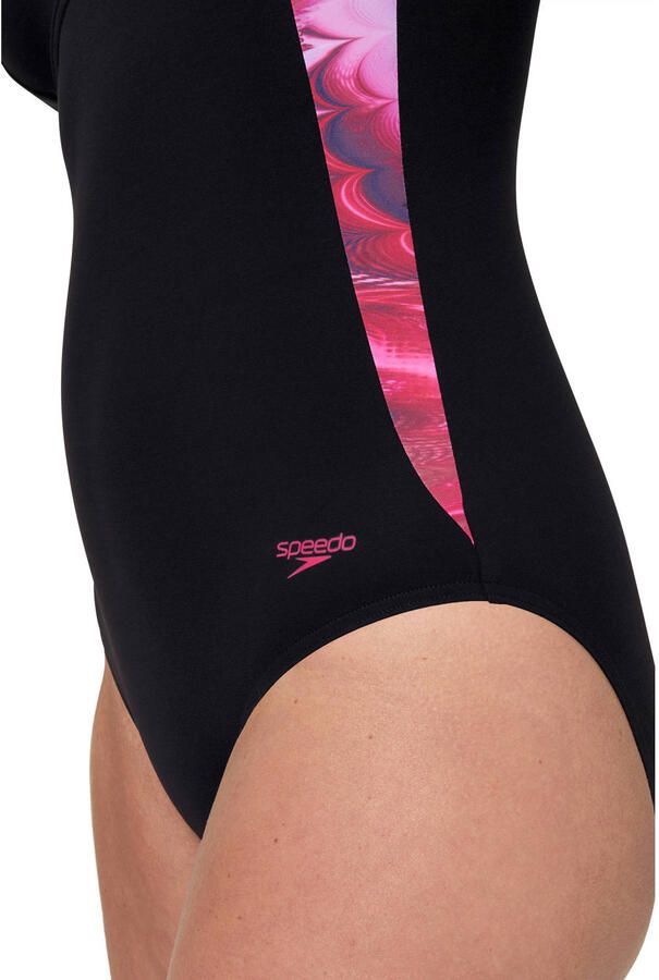 Speedo Shape Comprex Ultra corrigerend badpak Luna Lustre zwart roze - Foto 2