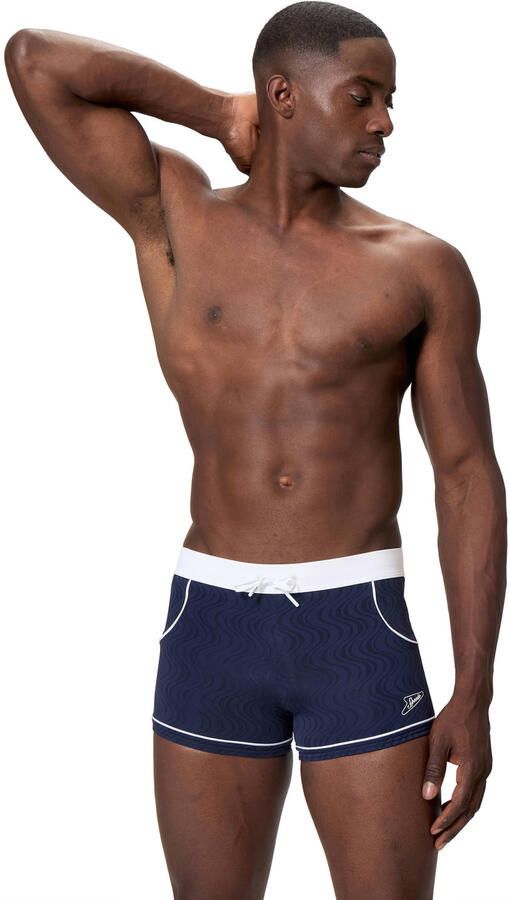 Speedo zwemboxer Textured donkerblauw