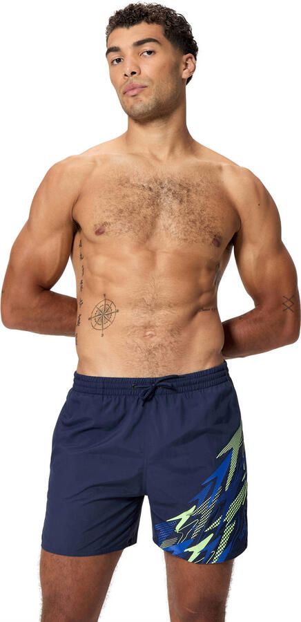 Speedo zwemshort Medley Logo donkerblauw