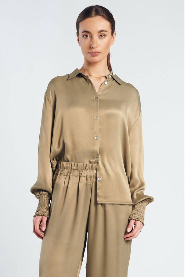 Spooq the label blouse olijfgroen
