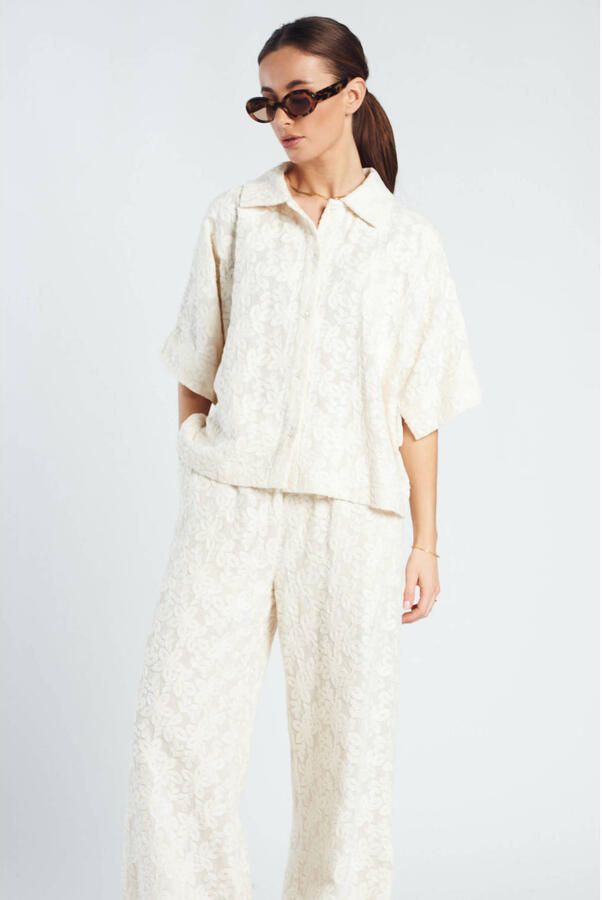 Spooq the label gebloemde blouse ecru - Foto 3