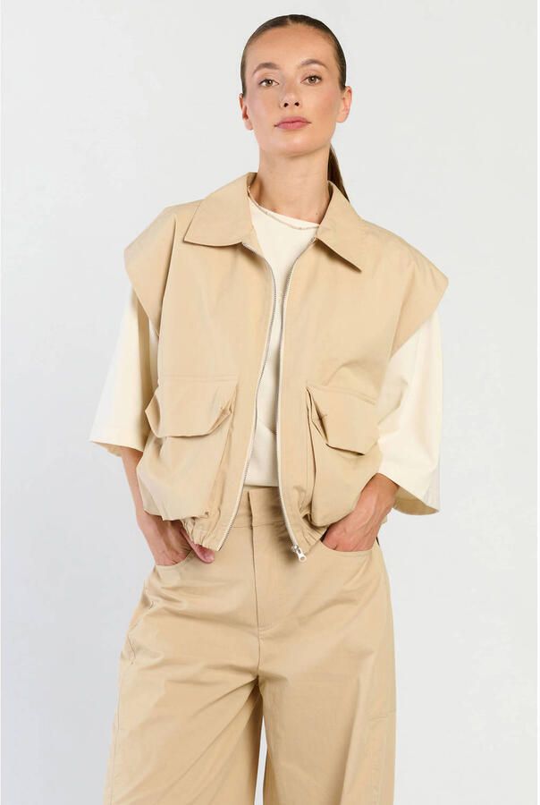 Spooq the label gilet beige