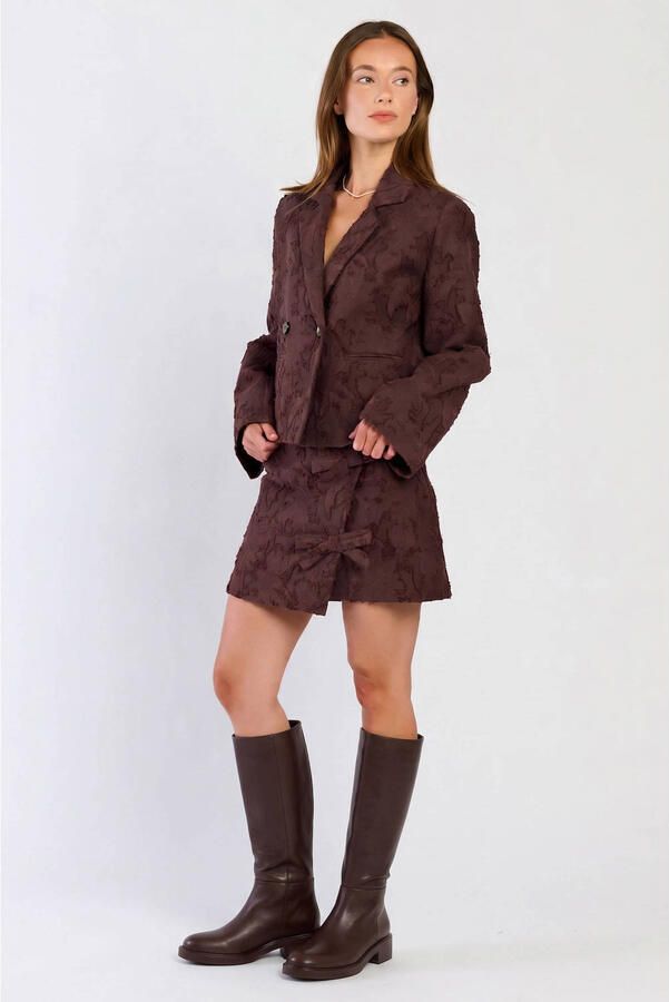 Spooq the label korte rok bruin - Foto 3