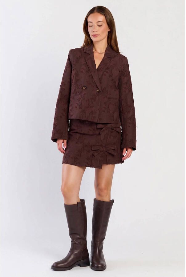 Spooq the label korte rok bruin