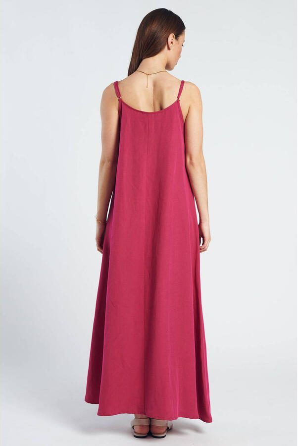 Spooq the label maxi jurk fuchsia - Foto 2
