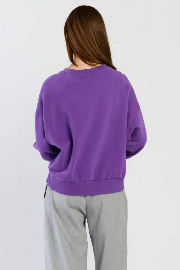 Spooq the label sweater met logo paars - Foto 3