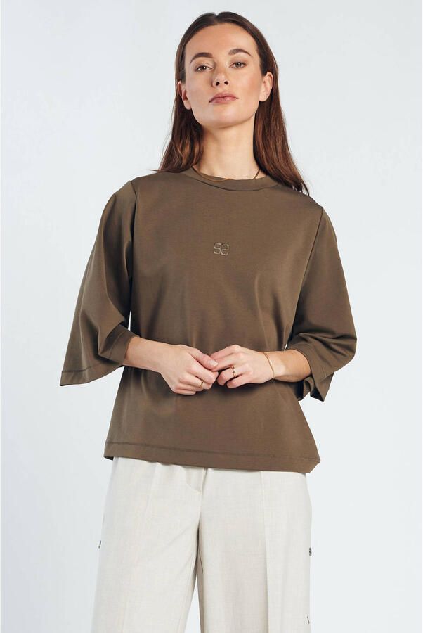 Spooq the label T-shirt olijfgroen