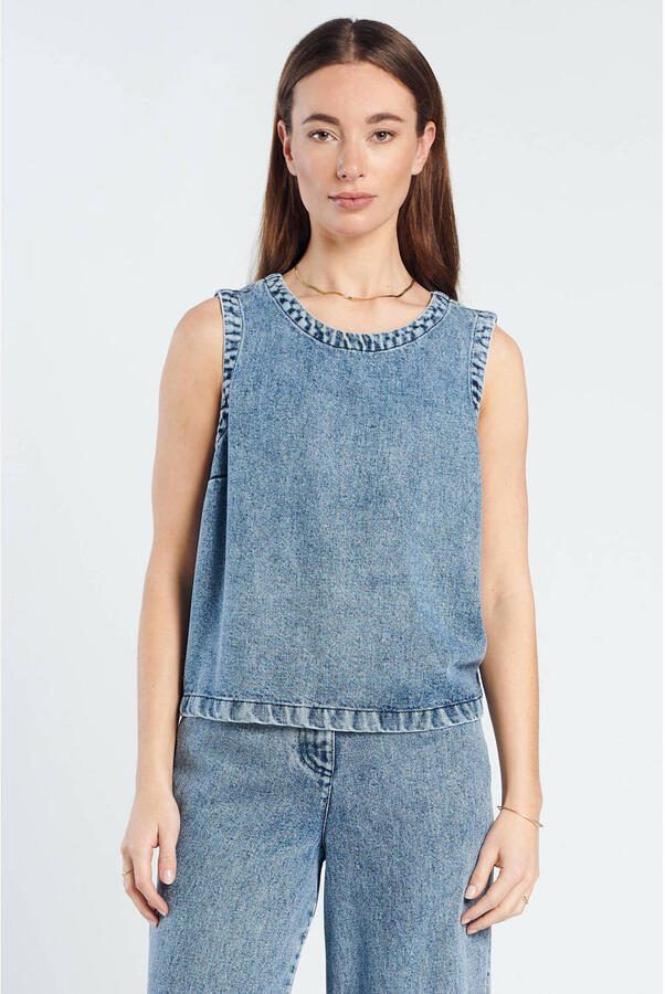 Spooq the label top lichtblauw