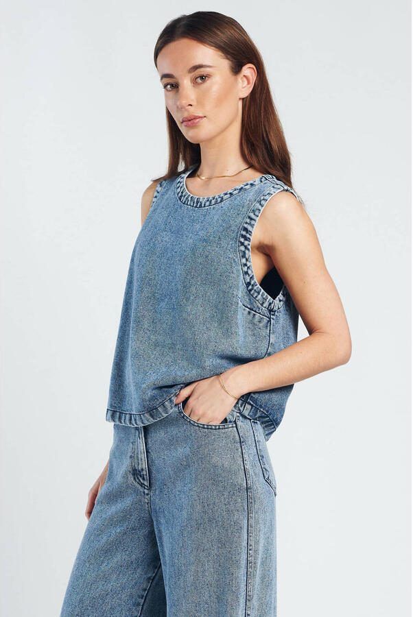 Spooq the label top lichtblauw - Foto 3