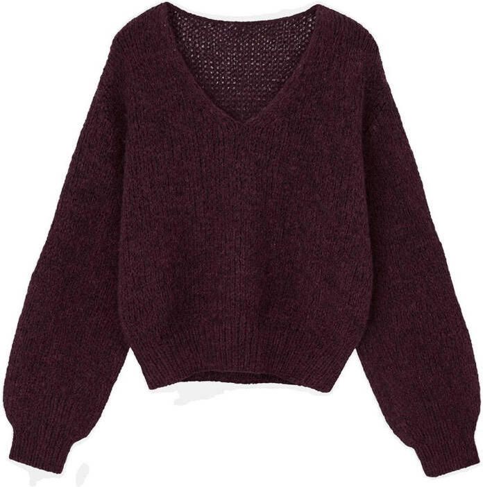Spooq the label trui donkerrood gebreid