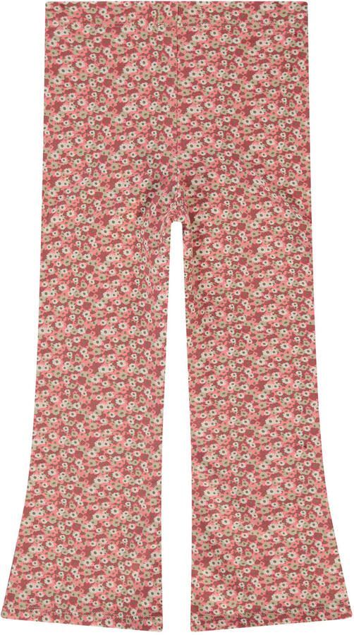 Stains&Stories flared gebloemde legging roze - Foto 2