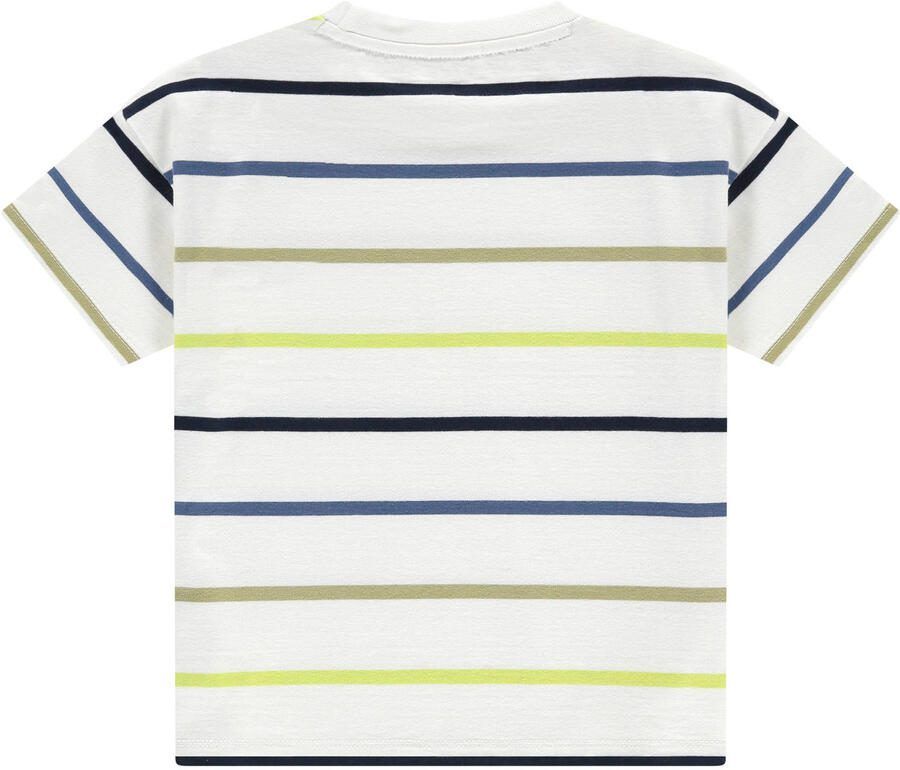 Stains&Stories gestreept T-shirt ecru Jongens Katoen Ronde hals Streep - Foto 2
