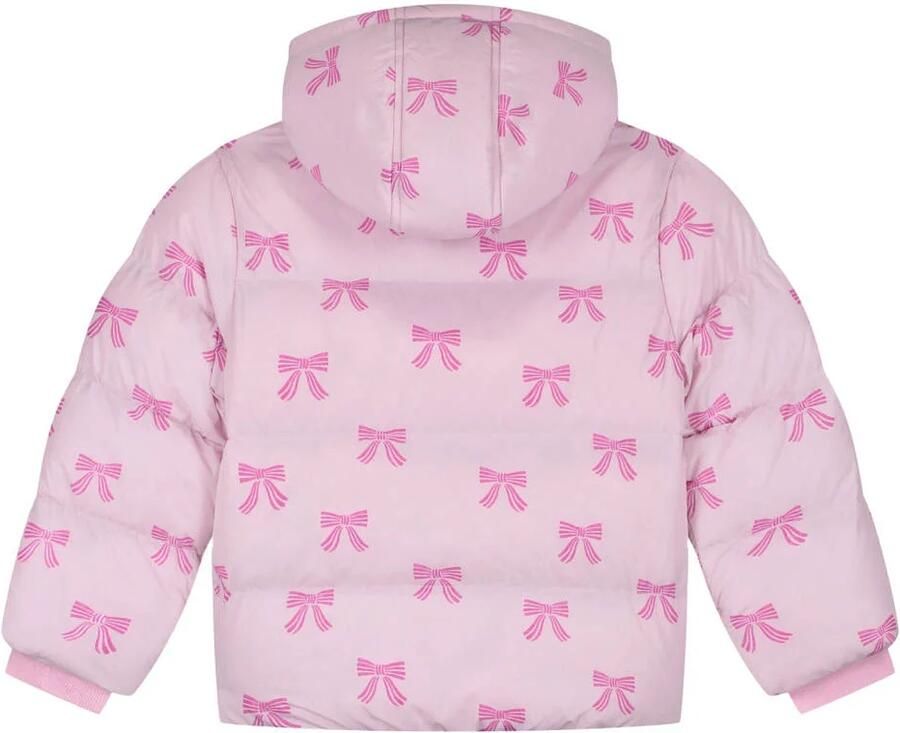 Stains&Stories gewatteerde winterjas met print roze Meisjes Polyester Capuchon - Foto 2