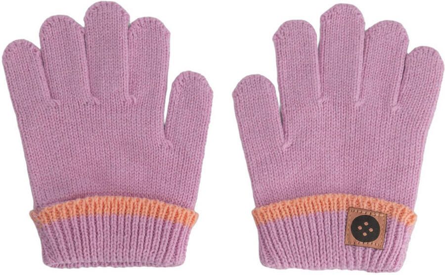 Stains&Stories katoenen handschoenen lichtroze Effen