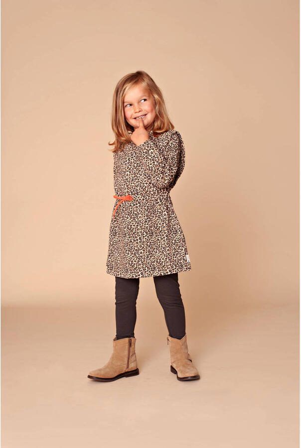Stains&Stories korte jurk bruin