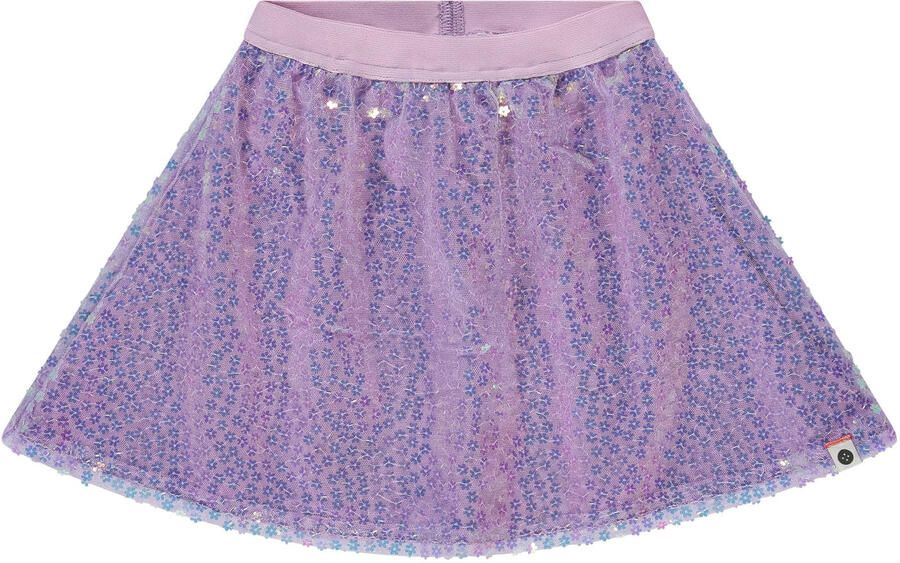 Stains&Stories korte rok met pailletten paars