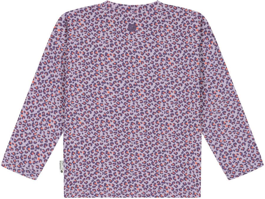 Stains&Stories longsleeve met print lila