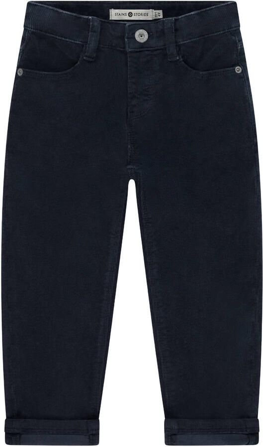 Stains&Stories loose fit jeans dark blue denim