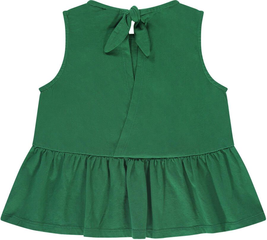 Stains&Stories mouwloze top groen - Foto 2